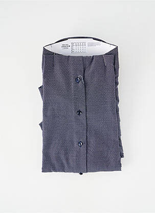Chemise manches longues imprimé fantaisie bleu SEIDEN STICKER homme
