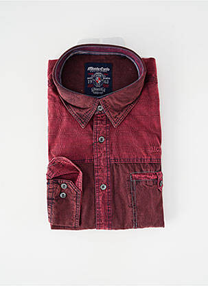 Chemise manches longues violet MONTE CARLO homme