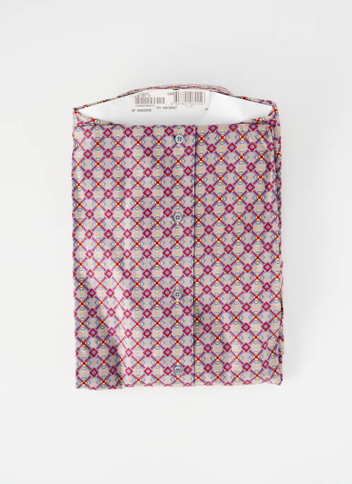 Chemise manches longues rouge PIERRE CARDIN homme