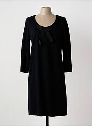 Robe mi-longue manches longues manches longues noir SONIA RYKIEL femme