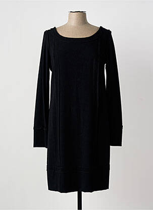 Robe mi-longue manches longues manches longues noir SONIA RYKIEL femme