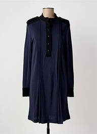 Robe courte manches longues manches longues bleu SONIA RYKIEL femme