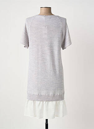 Robe courte manches courtes manches courtes gris SONIA RYKIEL femme