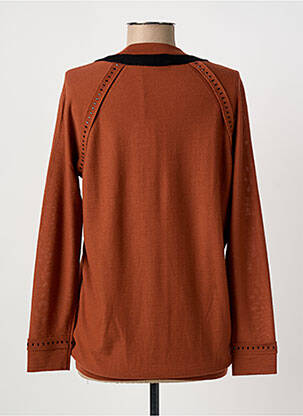 Gilet manches longues stretch orange SONIA RYKIEL femme