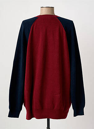 Gilet manches longues resserrée sur le bas rouge SONIA RYKIEL femme