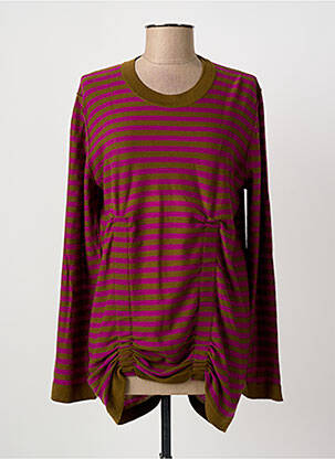 Pull tunique stretch manches longues vert SONIA RYKIEL femme