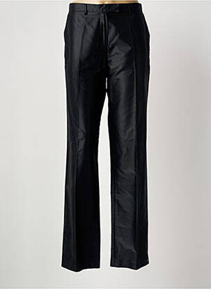 Pantalon droit tissage popeline taille haute noir SONIA RYKIEL femme