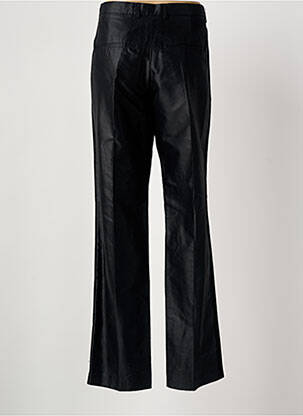 Pantalon droit tissage popeline taille haute noir SONIA RYKIEL femme