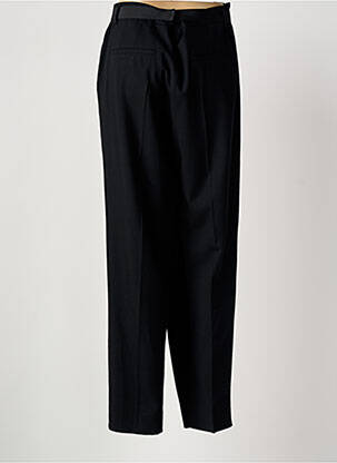 Pantalon droit tissage crêpe taille normale noir SONIA RYKIEL femme