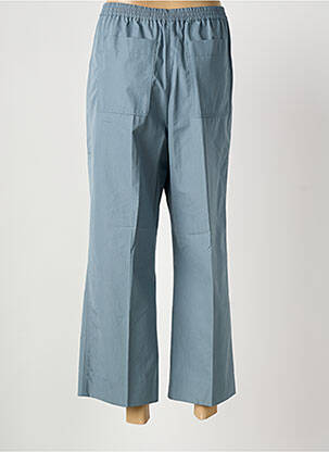 Pantalon 7/8 tissage popeline taille normale bleu SONIA RYKIEL femme