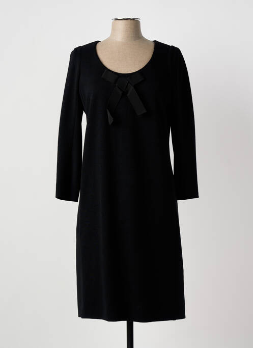 Robe mi-longue manches longues manches longues noir SONIA RYKIEL femme