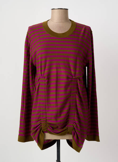 Pull tunique stretch manches longues vert SONIA RYKIEL femme