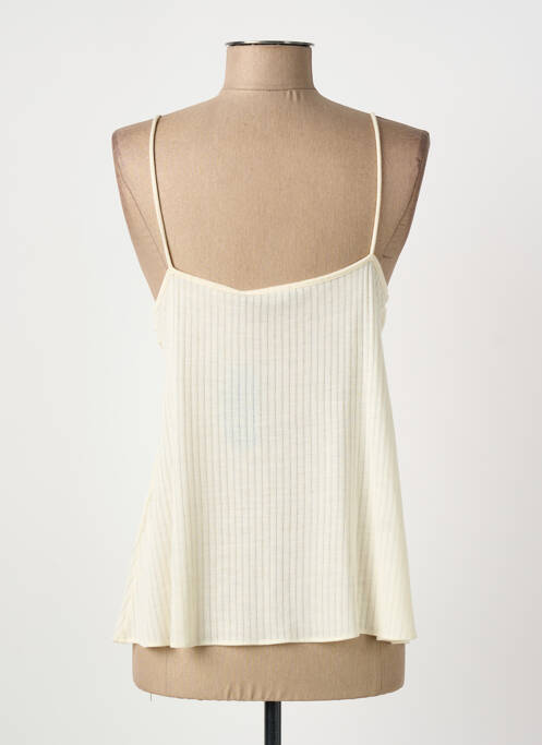Top tissage jersey fines bretelles beige RALPH LAUREN femme