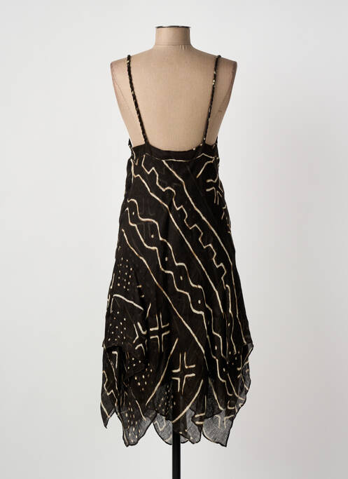 Robe mi-longue marron RALPH LAUREN femme