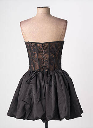 Robe courte sans manche sans manche noir HOUSE OF CB LONDON femme