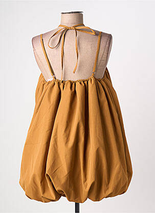 Robe courte doublure fines bretelles marron PRETTY LITTLE THING femme