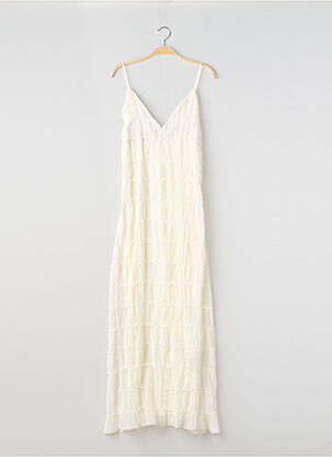 Robe longue beige GINA TRICOT femme