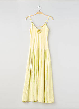 Robe mi-longue jaune ANCOSTI femme