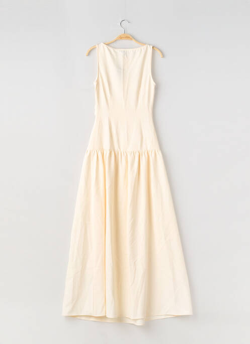 Robe longue coupe évasée sans manche beige PRETTY LITTLE THING femme