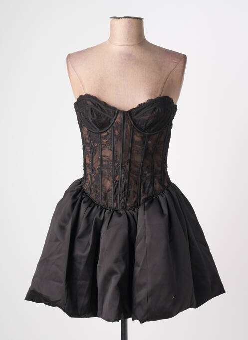 Robe courte sans manche sans manche noir HOUSE OF CB LONDON femme