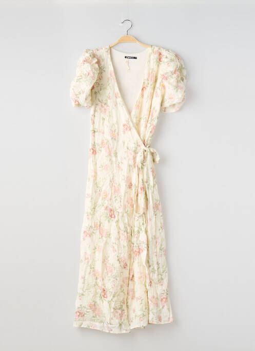 Robe longue beige GINA TRICOT femme