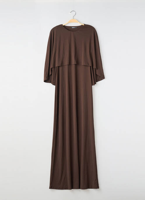 Robe longue marron GINA TRICOT femme