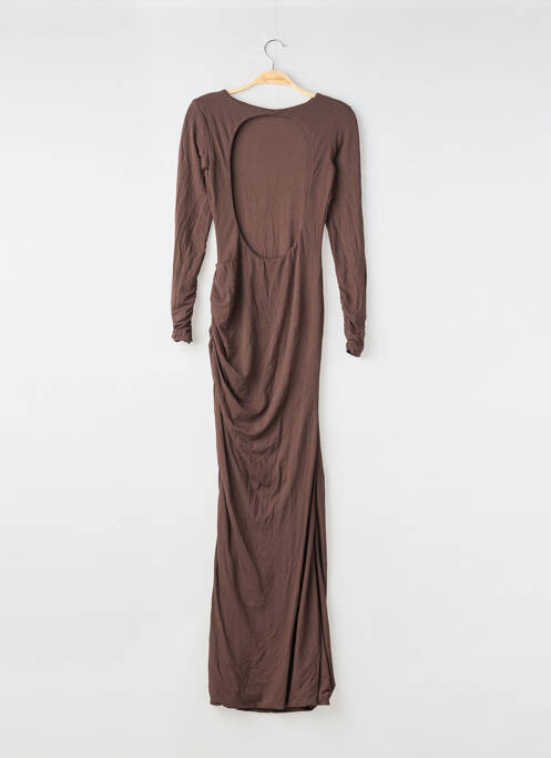 Robe longue marron OH POLLY femme