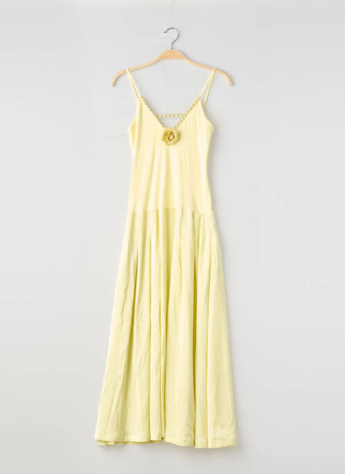 Robe mi-longue jaune ANCOSTI femme