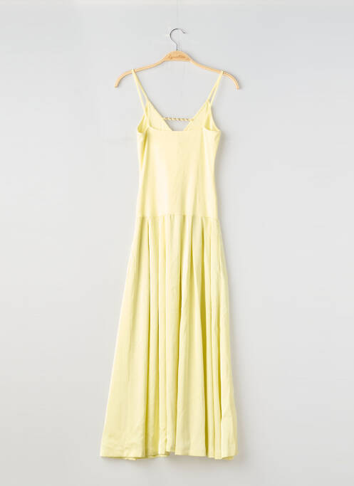 Robe mi-longue jaune ANCOSTI femme