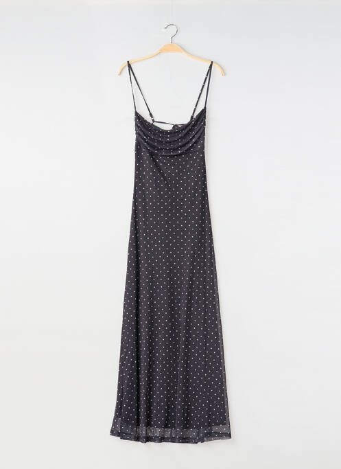 Robe mi-longue noir GINA TRICOT femme