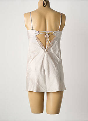 Nuisette/combinette effet matière satinée gris LOUNGE femme