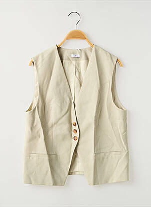 Gilet sans manche doublure beige CAMAIEU femme