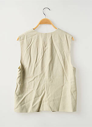 Gilet sans manche doublure beige CAMAIEU femme