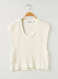 Top manches courtes manches courtes blanc NA-KD femme