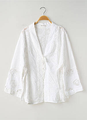 Veste casual coupe droite blanc STRADIVARIUS femme