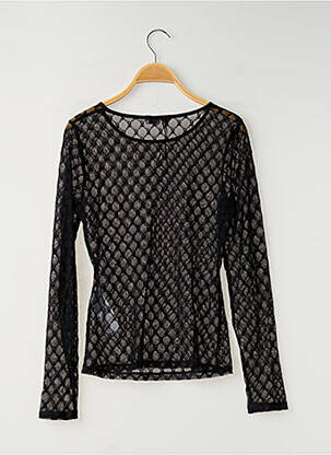 T-shirt manches longues manches longues noir MORGAN femme