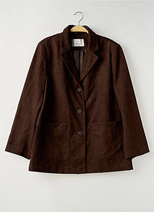 Blazer finition intérieure doublée marron STRADIVARIUS femme