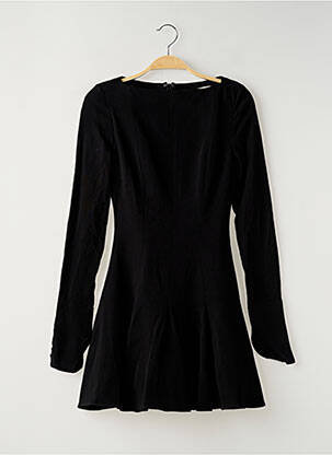 Robe courte fermeture zippée au dos manches longues noir HOUSE OF CB LONDON femme