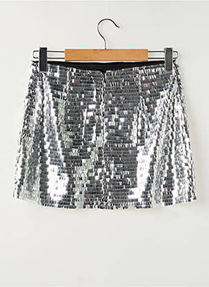 Mini-jupe doublure argent BROWNIE femme