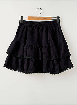 Jupe courte coupe droite noir GINA TRICOT femme