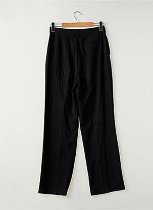 Pantalon large tissage popeline taille normale noir GINA TRICOT femme