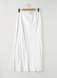 Jupe longue coupe droite blanc GINA TRICOT femme