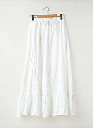 Jupe longue coupe droite blanc PRETTY LITTLE THING femme