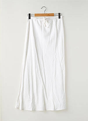 Jupe longue blanc GINA TRICOT femme