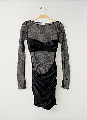 Robe courte noir OH POLLY femme