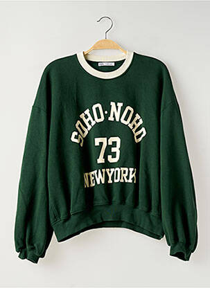 Sweat-shirt vert ZARA femme