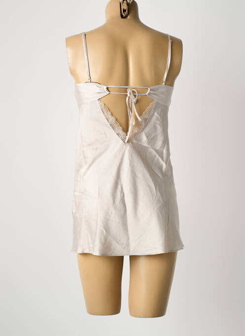 Nuisette/combinette effet matière satinée gris LOUNGE femme
