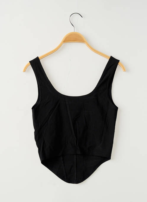 Top stretch sans manche noir PRETTY LITTLE THING femme