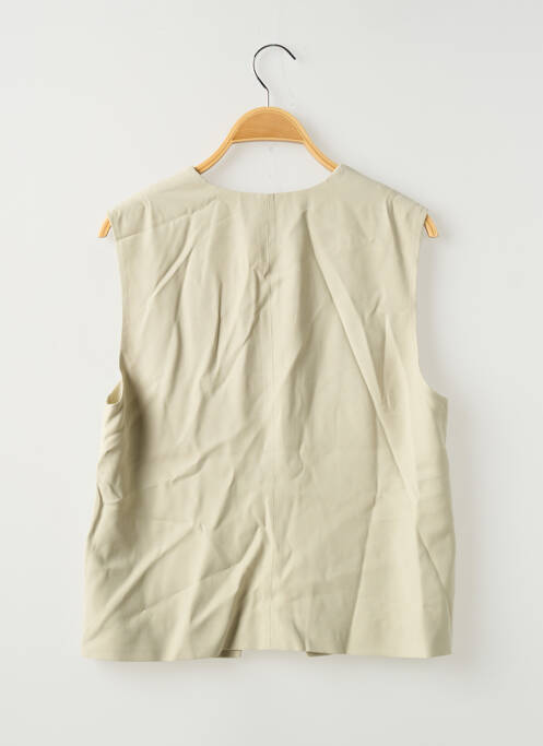 Gilet sans manche doublure beige CAMAIEU femme