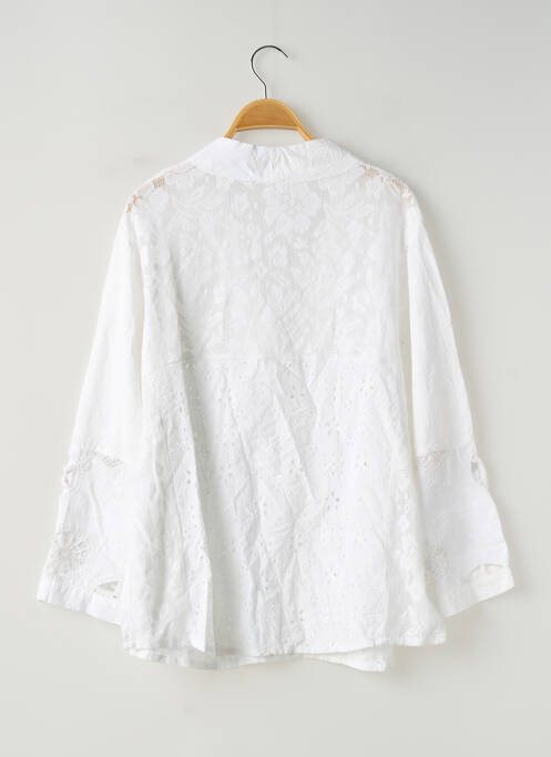 Veste casual coupe droite blanc STRADIVARIUS femme